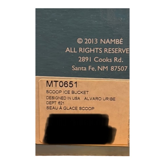 NWT | Scoop Ice Bucket | Nambe Gourmet | Acacia Wood & Stainless Steel - Picture 10 of 12